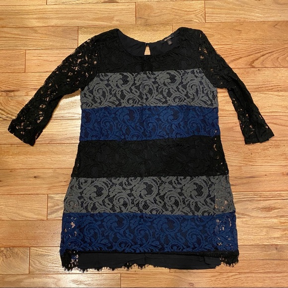Anthro Ella Moss Lace Dress. Large. - Picture 2 of 3